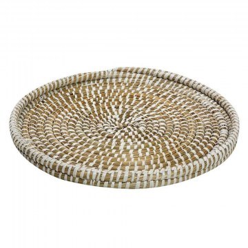 Decorative Disc KAG152 Φ35cm Beige Espiel
