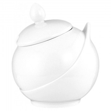 Serving Bowl With Lid Buffet Gourmet Φ12,5x14,5cm White Espiel