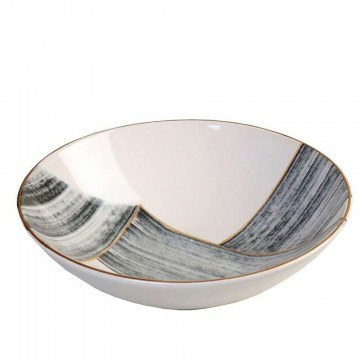 Serving Bowl ROV104 Φ24,5x7cm Grey Espiel