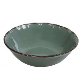 Salad Bowl Liana Rim TLU150K6 Φ25cm Green Espiel GREEN