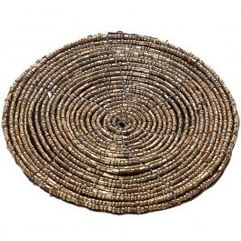 Coaster YRA115K6 D10cm Gold Espiel GOLD