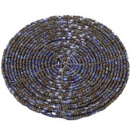 Coaster YRA217K6 D10cm Blue Espiel BLUE