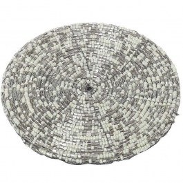 Coaster YRA221K6 D10cm Silver Espiel SILVER