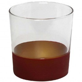 Water Glass Alfa RAB635K6 8,6x9cm 380ml Red-Gold Espiel RED-GOLD