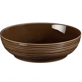 Salad Bowl Terra Earth 001.765008K2 25x25x6,6cm Brown Espiel BROWN