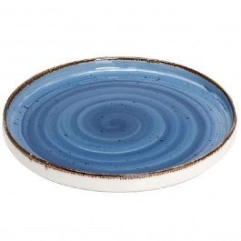 Shallow Plate Terra TLF131K6 D26x1,5cm Blue Espiel BLUE