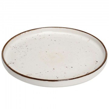 Shallow Plate Terra TLK130K6 Φ30x2cm Cream Espiel