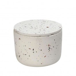 Container With Lid TZL111 10x10x9cm White Espiel WHITE