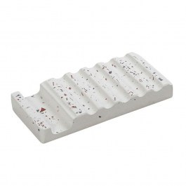 Soap Dish Rectangles TZL108 16x8x2,3cm White Espiel WHITE