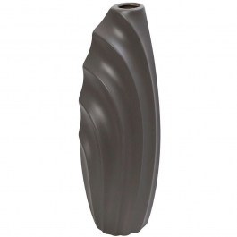 Βάζο Κεραμικό Ασύμμετρο MIG128 18,8x14,7x57cm Dark Grey Espiel DARK GREY