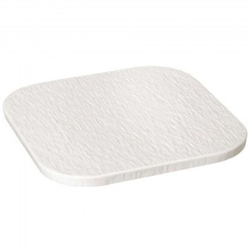 Plate Shallow Relief Siders FUK109K4 20,3x20,3x1cm Ivory Espiel