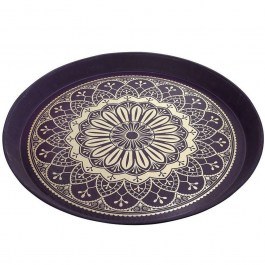 Decorative Tray ASL105 D46,5x3cm Purple Espiel PURPLE