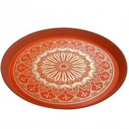 Decorative Tray ASL107 D46,5x3cm Orange Espiel ORANGE