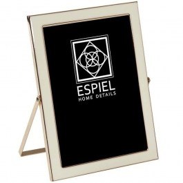 Photo Frame FAM601 10x15cm White-Gold Espiel WHITE-GOLD