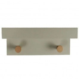 Hanger 2 Seats REF111 23x12x11cm Grey Espiel GREY