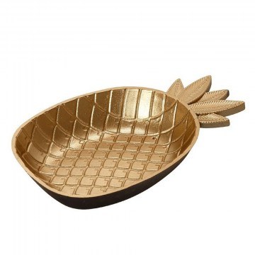Διακοσμητικό Μπωλ Ανανάς (Σετ 3Τμχ) ASL117 16x10,5cm Gold Espiel