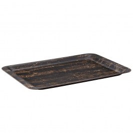 Serving Tray Rectangular TFKAM4361K15-1 61x43cm Black-Brown Espiel BLACK-BROWN