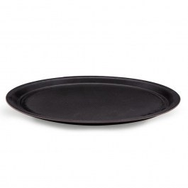 Serving Tray Round TFKCM38K25-1 38x38cm Black Espiel BLACK