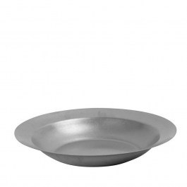 Πιάτο Σπαγγέτι FEV105 Snow Grey SS 18/10 27,5x27,5x4,3cm. Espiel SILVER