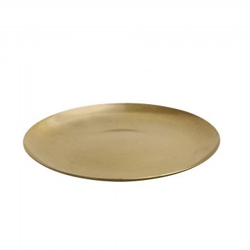 Plate FEV214 Snow Gold SS 18/10 26x26x1,5cm Espiel
