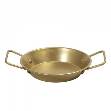 Serving Bowl Saganaki FEV234 SS 18/2 26x18,5x5,5cm Gold Espiel