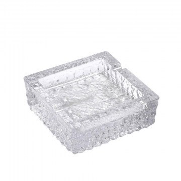 Ashtray HOZ5443 13x13x4,7cm Clear Espiel