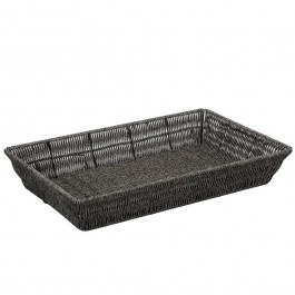 Wicker Basket KOD219 53x32,5x9cm Grey Espiel GREY