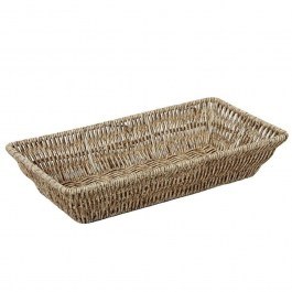 Wicker Basket KOD123 32,5x17,5x6,5cm Beige Espiel BEIGE
