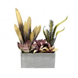 Artificial Succulent In A Pot MAP232K4 20x20x38cm Beige-Multi Espiel BEIGE-MULTI