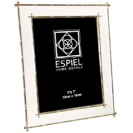 Photo Frame FAM761 13x18cm White-Gold Espiel WHITE-GOLD