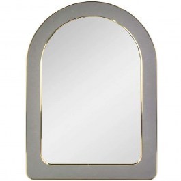 Καθρέπτης Τοίχου Βελούδινος ECO605 50x1,8x70cm Grey-Gold Espiel GREY-GOLD