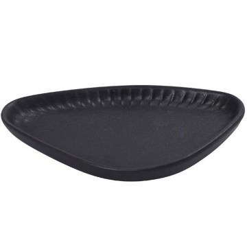 Dessert Plate Dis Gobi OW2047K6 17,5x9,5x2,3cm Black Espiel