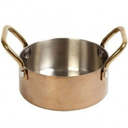 Pot Shiny FEV504 D12x5cm 500ml Copper-Gold Espiel COPPER-GOLD