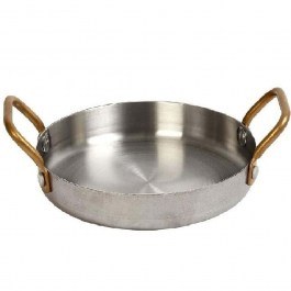 Saganaki Shiny FEV305 D14x3cm 370ml Silver-Gold Espiel GOLD-SILVER