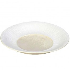 Deep Plate Zen SOR104K4 26,2x4cm Sun Yellow-White Espiel YELLOW-WHITE