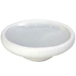 Πιάτο Γλυκού Διπλότοιxο Με Πόδι Zen SOR208K2 17,5x6,8cm Sky Blue-White Espiel BLUE-WHITE
