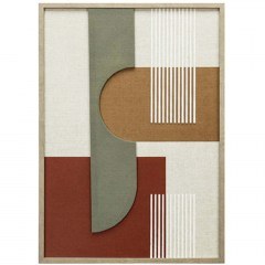 Canvas Painting 3D FAL407 45x2,5x60cm Multi Espiel