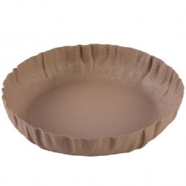 Decorative Tray MTL101 D25x5,2cm Brown Espiel BROWN