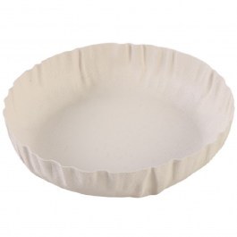 Decorative Tray MTL103 D25x5,2cm Cream Espiel CREAM