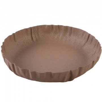 Decorative Tray MTL107 D34x5,5cm Brown Espiel