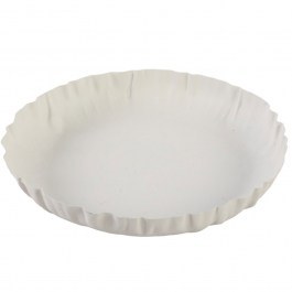 Decorative Tray MTL112 D39x6cm Cream Espiel CREAM