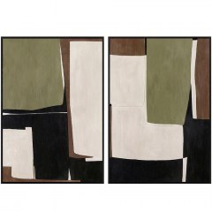 Canvas Painting (Set 2Pcs) YFA104 50x2,3x70cm Multi Espiel