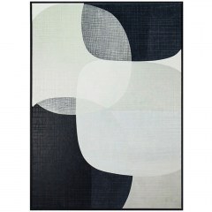 Canvas Painting FAL465 60x80cm White-Black Espiel