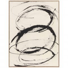 Πίνακας YFA107 80x3,8x100cm Beige-Black Espiel