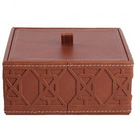 Storage Box FER108 15x15x7cm Brown Espiel BROWN