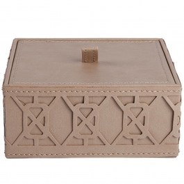 Storage Box FER208 15x15x7cm Beige Espiel BEIGE