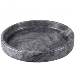 Shallow Plate Marble FAV289 20x3cm Black Espiel BLACK