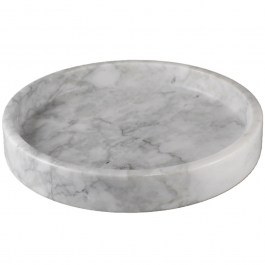 Shallow Plate Marble FAV287 25x3cm White Espiel WHITE