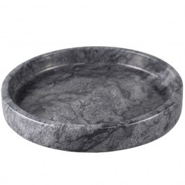 Shallow Plate Marble FAV288 15x3cm Black Espiel BLACK