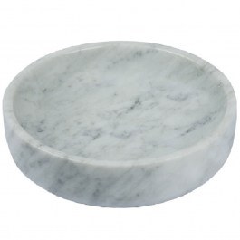 Serving Bowl Marble FAV272 17x4cm White Espiel WHITE